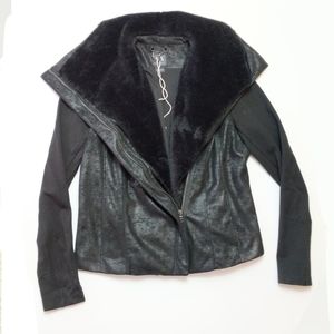 Armani Exchange Shearling collar jacket